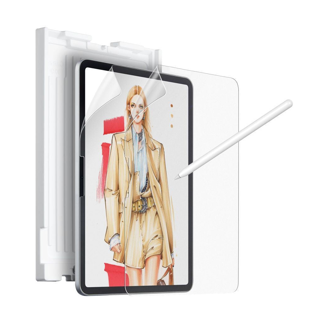 Film de protection écran mat ESR Paper Feel pour Apple iPad Air 13 (2025) / Air 13 (2024), Plastique, Full Glue, Lot de 2 pièces.