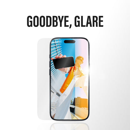 Film de protection Écran Mat PanzerGlass Armor EasyAligner pour Apple iPhone 17 Pro, Verre Trempé, Full Glue