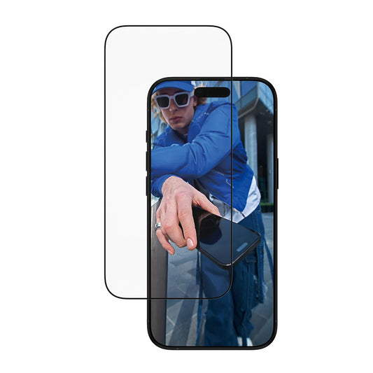 Film de protection d'écran PanzerGlass Ultra-Wide Fit EasyAligner pour Apple iPhone 17 Air, Verre Trempé, Full Glue, Noir