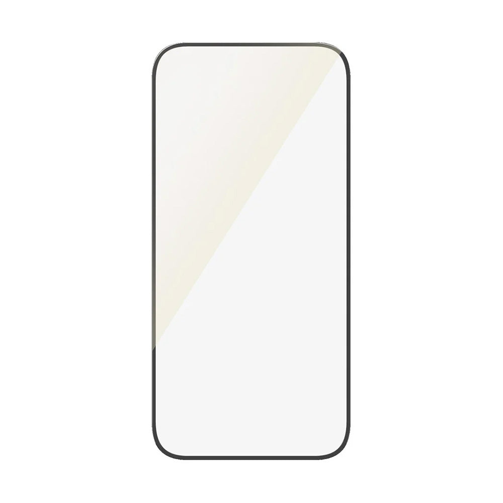 Film de protection d'écran PanzerGlass Ultra-Wide Fit EyeCare pour Apple iPhone 16 Pro Max, Verre Trempé, Full Glue, Noir