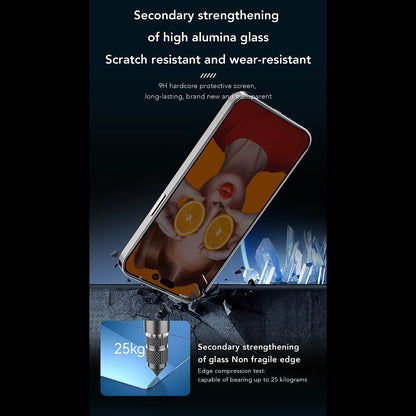 Film de protection écran Privacy Anank 2X renforcé pour Apple iPhone 15 Pro, verre trempé, collage intégral, 2.5D