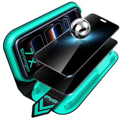 Film de protection d'écran Privacy ESR Armorite UltraFit pour Apple iPhone 18 Pro, Verre trempé, Collage complet, Lot de 2 pièces