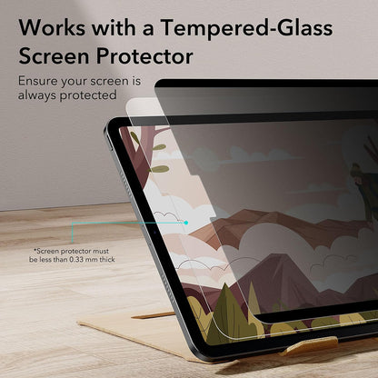 Film de protection d'écran Privacy ESR Magnétique pour Apple iPad Air 11 (2026) / Air 11 (2025), Plastique
