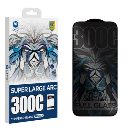 Film de protection Écran Privacy Lito D+ Max 300C pour Apple iPhone 17 Pro, Verre Trempé, Full Glue