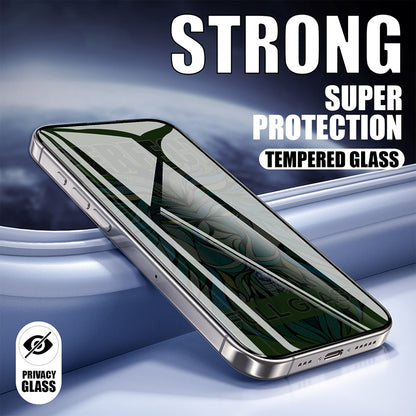 Film de protection écran Privacy Lito D+ Max Strong pour Apple iPhone 17 / 16 Pro, Verre Trempé, Full Glue