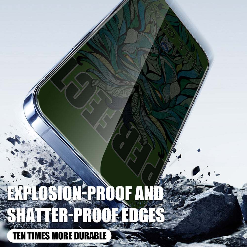 Film de protection écran Privacy Lito D+ Max Strong pour Apple iPhone 17 / 16 Pro, Verre Trempé, Full Glue