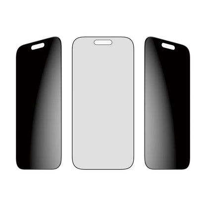 Film de protection écran Privacy PanzerGlass Ultra-Wide Fit 2-Way EasyAligner pour Apple iPhone 17 Pro, Verre Trempé, Full Glue