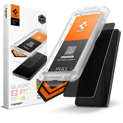 Film de protection écran Privacy Spigen GlastR EZ FIT Pro HD pour Samsung Galaxy S26 Plus S947, Verre Trempé, Full Glue AGL11087