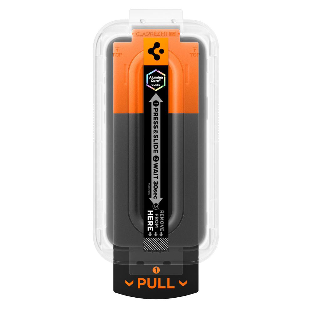 Film de protection Écran Privacy Spigen GlastR EZ FIT Pro pour Apple iPhone 17 Air, Verre Trempé, Full Glue