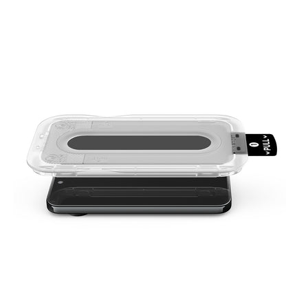 Film de protection d'écran Privacy Spigen GlastR EZ FIT Pro pour Google Pixel 11 Pro / 10 Pro, Verre Trempé, Collage Complet, Set de 2 pièces AGL11481