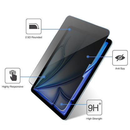 Film de protection d'écran Privacy Techsuit ArmorGlass CrystalHD pour Samsung Galaxy Tab S10+ / Tab S9 FE+, Verre trempé, Collage intégral, Lot de 2 pièces
