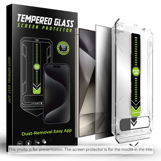 Film de protection d'écran Privacy Techsuit TitanGlass CrystalHD pour Samsung Galaxy S25 S931 / S24 S921, Verre Sécurisé, Collage Complet