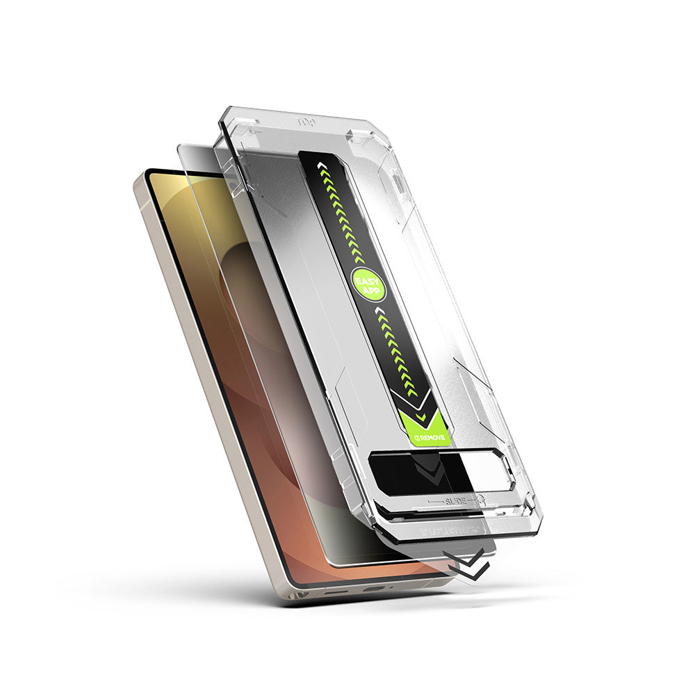 Film de protection d'écran Privacy Techsuit TitanGlass CrystalHD pour Samsung Galaxy S25 Ultra S938, Verre Trempé, Collage Complet, Lot de 2 pièces