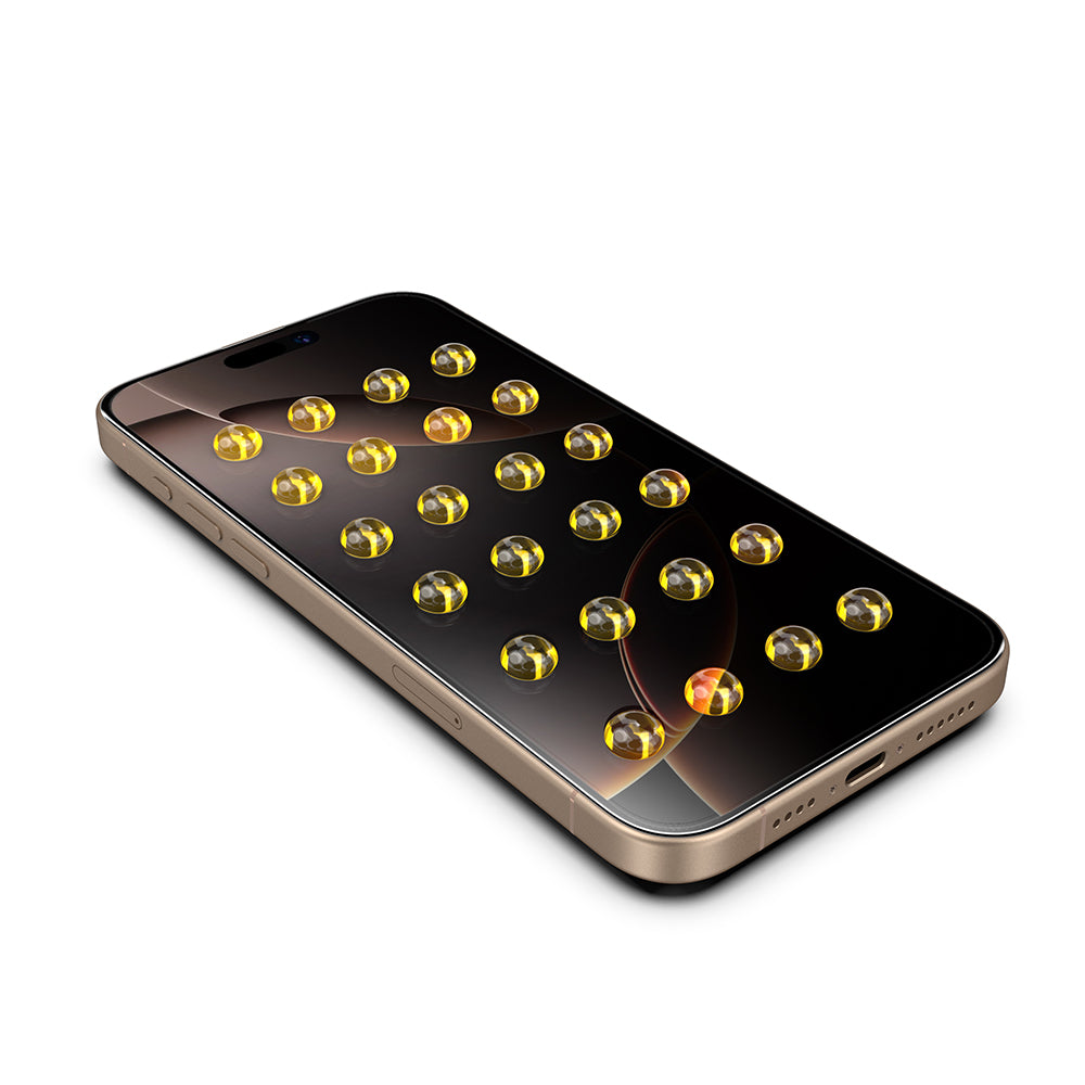Film de protection d'écran Privacy Techsuit TitanGlass pour Apple iPhone 14 Pro Max, Verre Sécurisé, Collage Complet