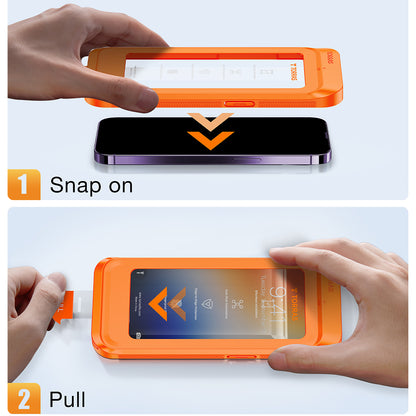 Film de protection écran Privacy Torras GlassGo Epic pour Apple iPhone 15 Pro Max, Verre Trempé, Full Glue