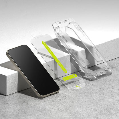 Film de protection d'écran Ringke Easy Slide pour Google Pixel 9a, Verre trempé, Collage complet, Lot de 2 pièces