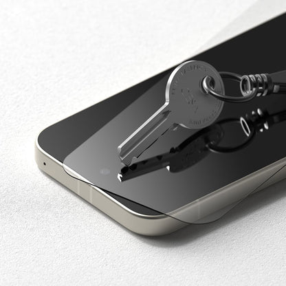 Film de protection d'écran Ringke Easy Slide pour Google Pixel 9a, Verre trempé, Collage complet, Lot de 2 pièces
