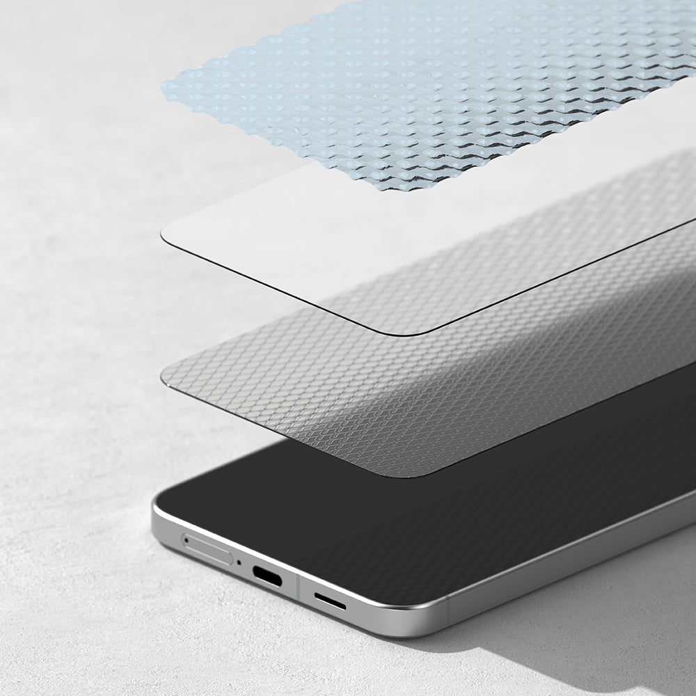 Film de protection d'écran Ringke Easy Slide pour Samsung Galaxy A57 5G, Verre Trempé, Full Glue, Lot de 2 pièces