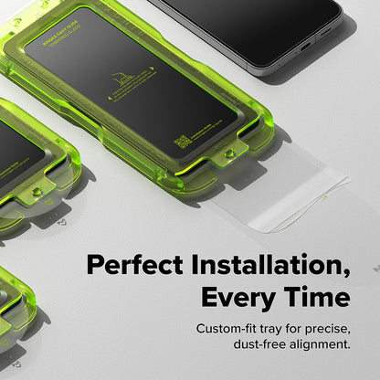 Film de protection d'écran Ringke Easy Slide pour Samsung Galaxy A57 5G, Verre Trempé, Full Glue, Lot de 2 pièces