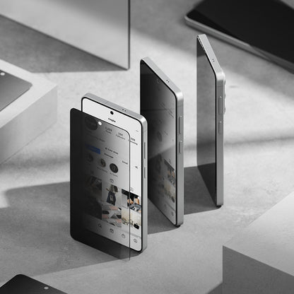 Ringke Easy Slide Screen Protector for Samsung Galaxy S26 Plus, Tempered Glass, Full Glue, Set of 2 Pieces, Black