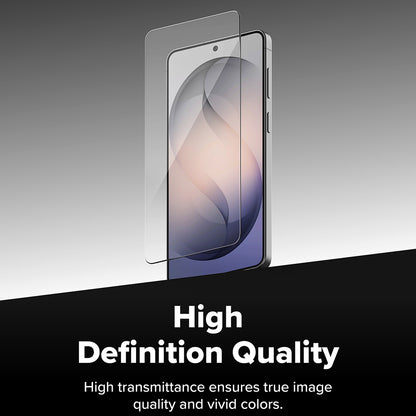 Film de protection d'écran Ringke Easy Slide pour Samsung Galaxy S26 S942, Verre Trempé, Full Glue, Lot de 2 pièces