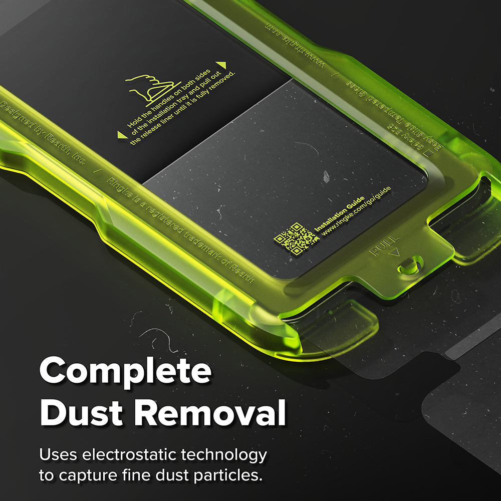 Film de protection d'écran Ringke Easy Slide pour Samsung Galaxy S26 S942, Verre Trempé, Full Glue, Lot de 2 pièces