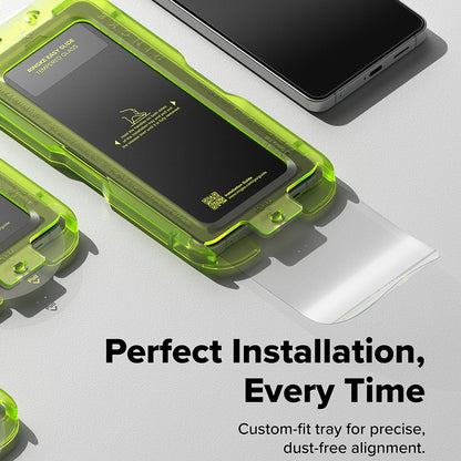 Film de protection d'écran Ringke Easy Slide pour Samsung Galaxy S26 S942, Verre Trempé, Full Glue, Lot de 2 pièces