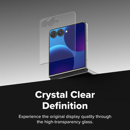 Ringke Pro Exterior Screen Protector for Samsung Galaxy Z Flip8 F776, Tempered Glass, Full Glue, Set of 2 pieces