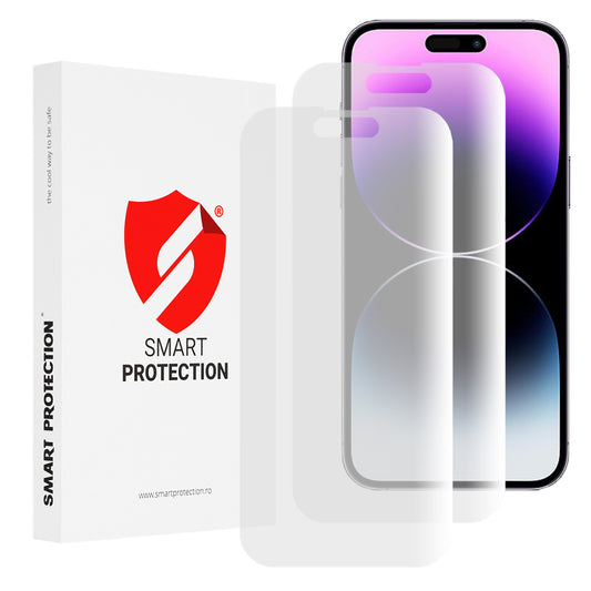 Film de protection d'écran Smart Protection Premium Classic pour Apple iPhone 14 Pro Max, plastique, lot de 2 pièces