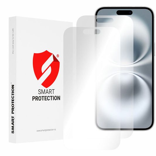 Film de protection d'écran Smart Protection Premium Classic pour Apple iPhone 16 Plus, Plastique, Lot de 2 pièces