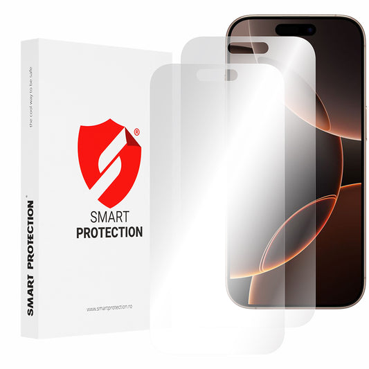Film de protection d'écran Smart Protection Premium Classic pour Apple iPhone 16 Pro Max, Plastique, Lot de 2 pièces