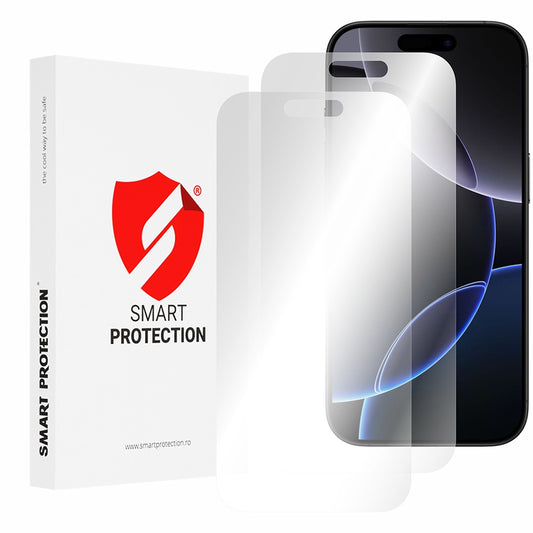 Film de protection d'écran Smart Protection Premium Classic pour Apple iPhone 16 Pro, Plastique, Lot de 2 pièces