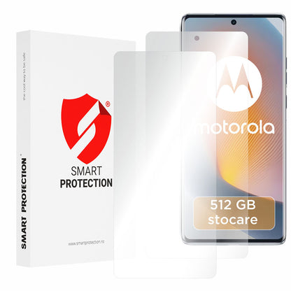 Film de protection d'écran Smart Protection Premium Classic pour Motorola Edge 50 Fusion, plastique, lot de 2 pièces