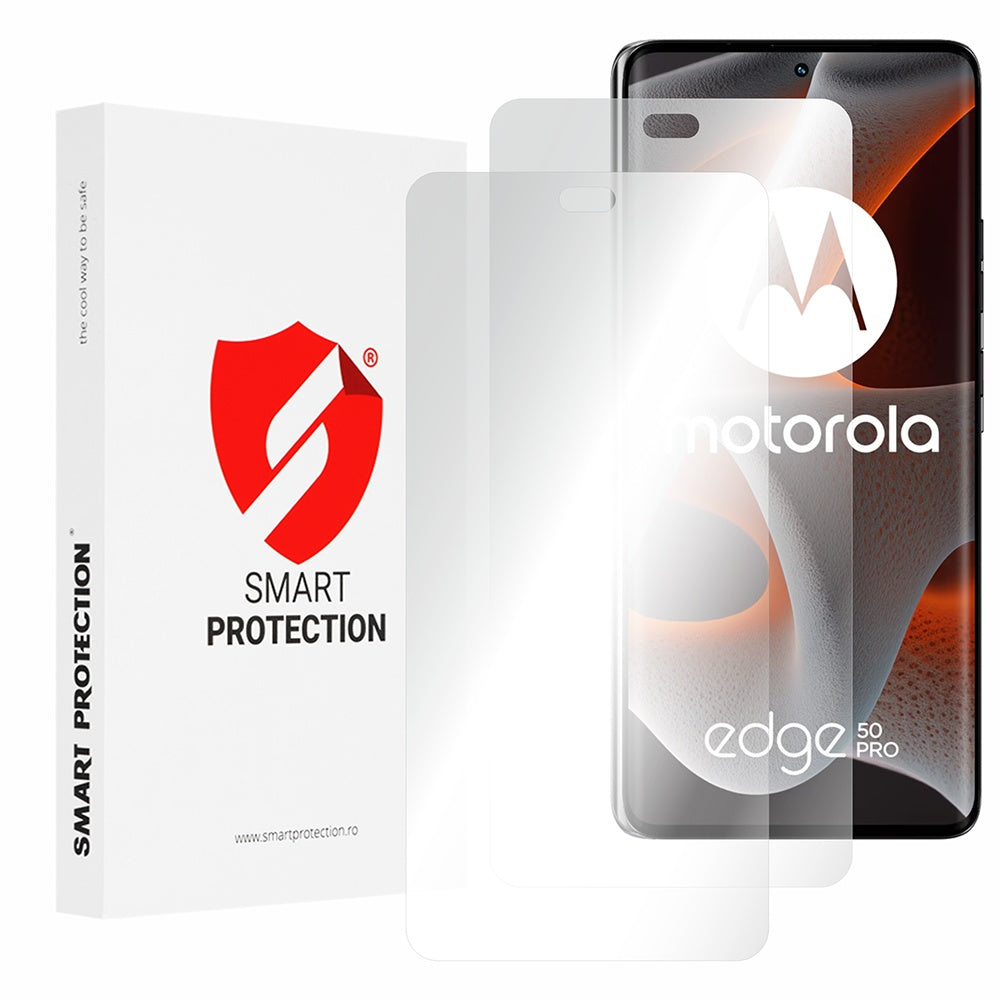 Film de protection d'écran Smart Protection Premium Classic pour Motorola Edge 50 Pro, plastique, lot de 2 pièces