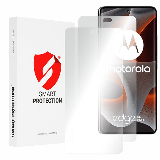 Film de protection d'écran Smart Protection Premium Classic pour Motorola Edge 50 Pro, plastique, lot de 2 pièces