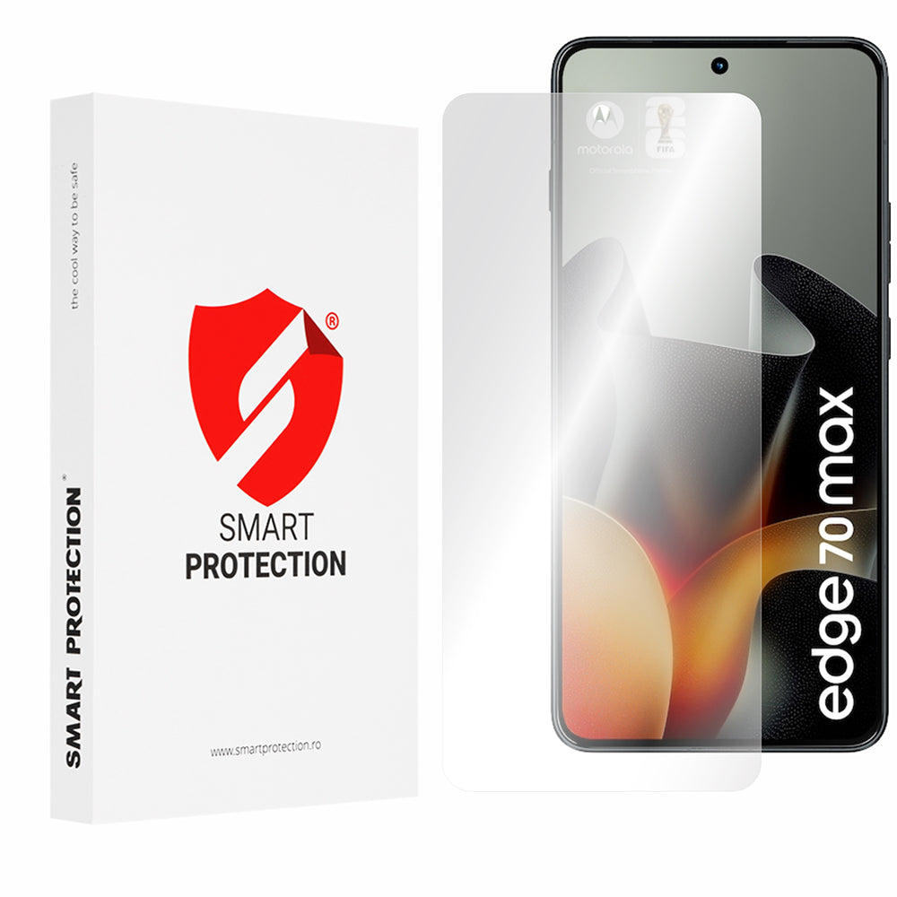 Smart Protection Premium Classic Screen Protector Film for Motorola Edge 70 Max, Plastic, Set of 2 pieces