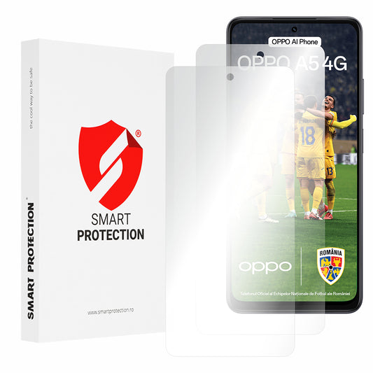 Film de protection d'écran Smart Protection Premium Classic pour Oppo A5 4G, Plastique, Lot de 2 pièces