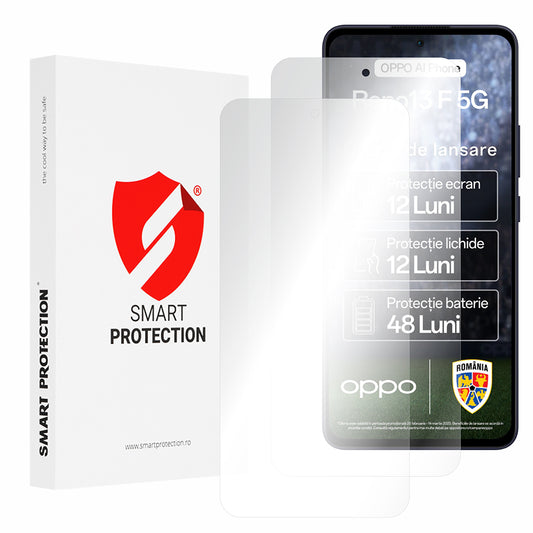 Film de protection d'écran Smart Protection Premium Classic pour Oppo Reno13 FS 5G / Reno13 F 4G / Reno13 F, Plastique, Lot de 2 pièces