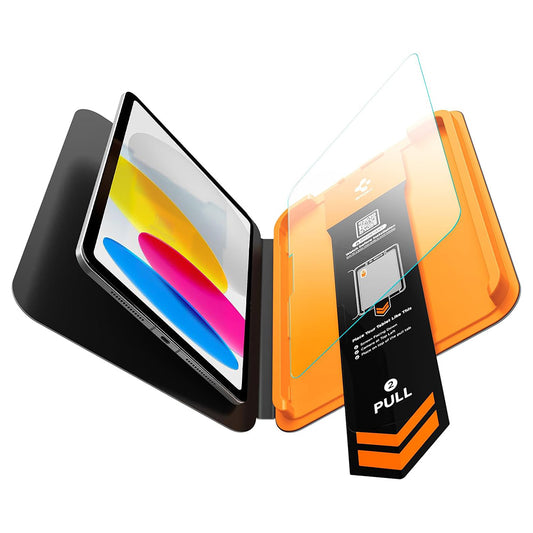Film de protection d'écran Spigen GlastR Align Master T pour Apple iPad (2025) / (2022), Verre trempé, Full Glue AGL11698