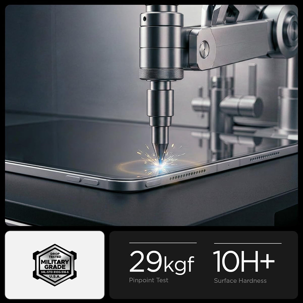 Spigen GlastR Align Master T Screen Protector for Apple iPad (2025) / (2022), Tempered Glass, Full Glue AGL11698