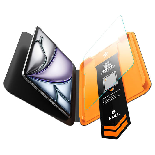 Film de protection d'écran Spigen GlastR Align Master T pour Apple iPad Air 11 (2026) / Air 11 (2025), Verre trempé, Full Glue AGL11701