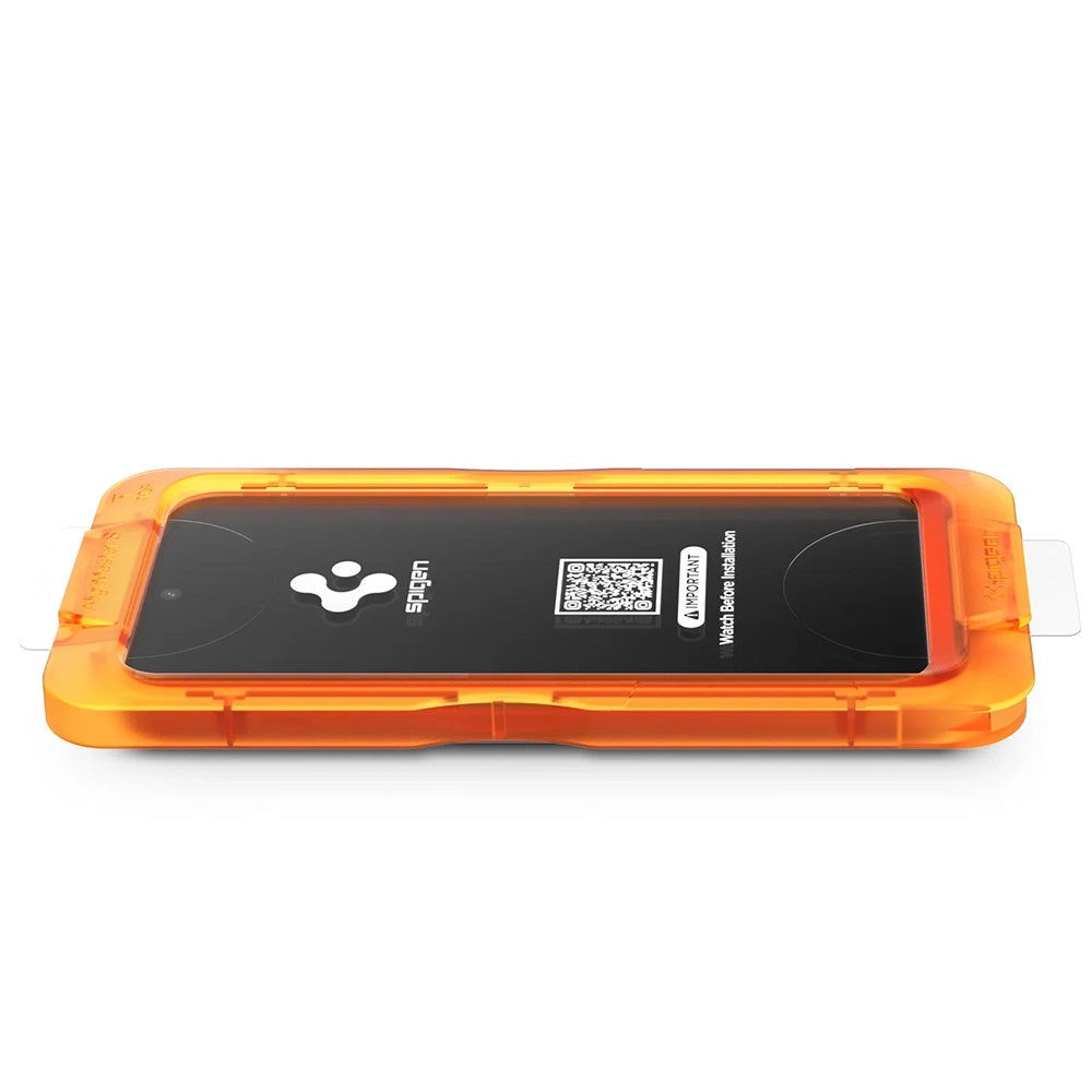 Film de protection écran Spigen GlastR AlignMaster S pour OnePlus 15R, Verre Trempé, Collage Complet, Set de 2 pièces AGL11398