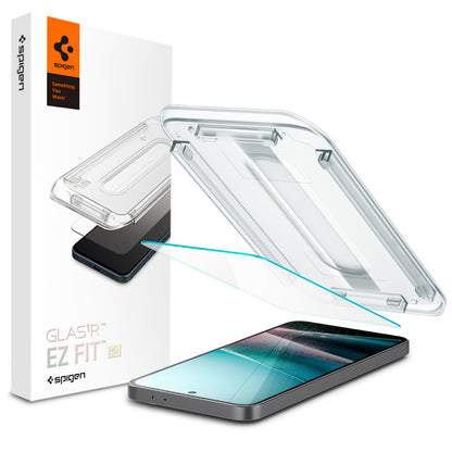 Film de protection écran Spigen GlastR EZ FIT HD pour Samsung Galaxy A37 5G / A36 A366, Verre Trempé, Full Glue, Set 2 pièces AGL11365