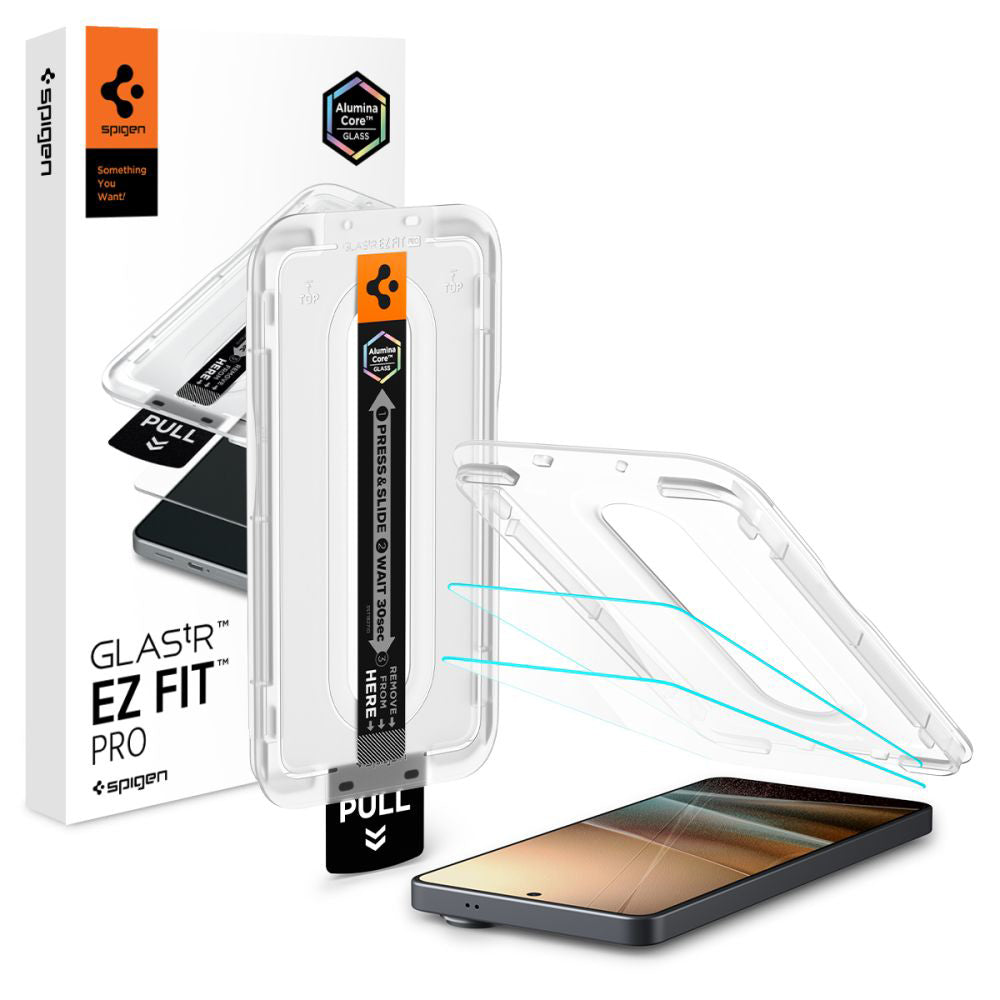 Film de protection écran Spigen GlastR EZ FIT Pro HD Anti-Reflet pour Samsung Galaxy S26 Ultra S948, Verre Trempé, Full Glue, Lot de 2 pièces