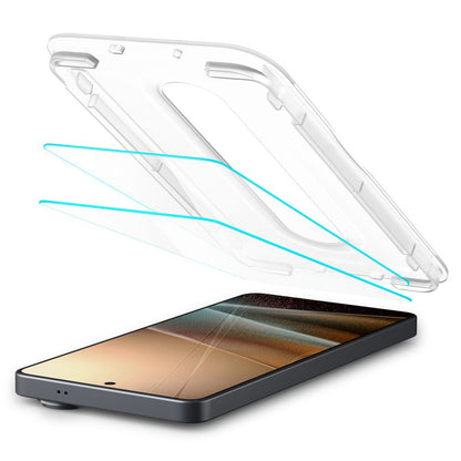 Film de protection écran Spigen GlastR EZ FIT Pro HD Anti-Reflet pour Samsung Galaxy S26 Ultra S948, Verre Trempé, Full Glue, Lot de 2 pièces