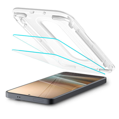 Film de protection écran Spigen GlastR EZ FIT Pro HD (Anti-Reflet) pour Samsung Galaxy S26 Plus S947, Verre Trempé, Full Glue, Lot de 2 pièces