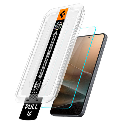 Film de protection écran Spigen GlastR EZ FIT Pro HD (Anti-Reflet) pour Samsung Galaxy S26 Plus S947, Verre Trempé, Full Glue, Lot de 2 pièces