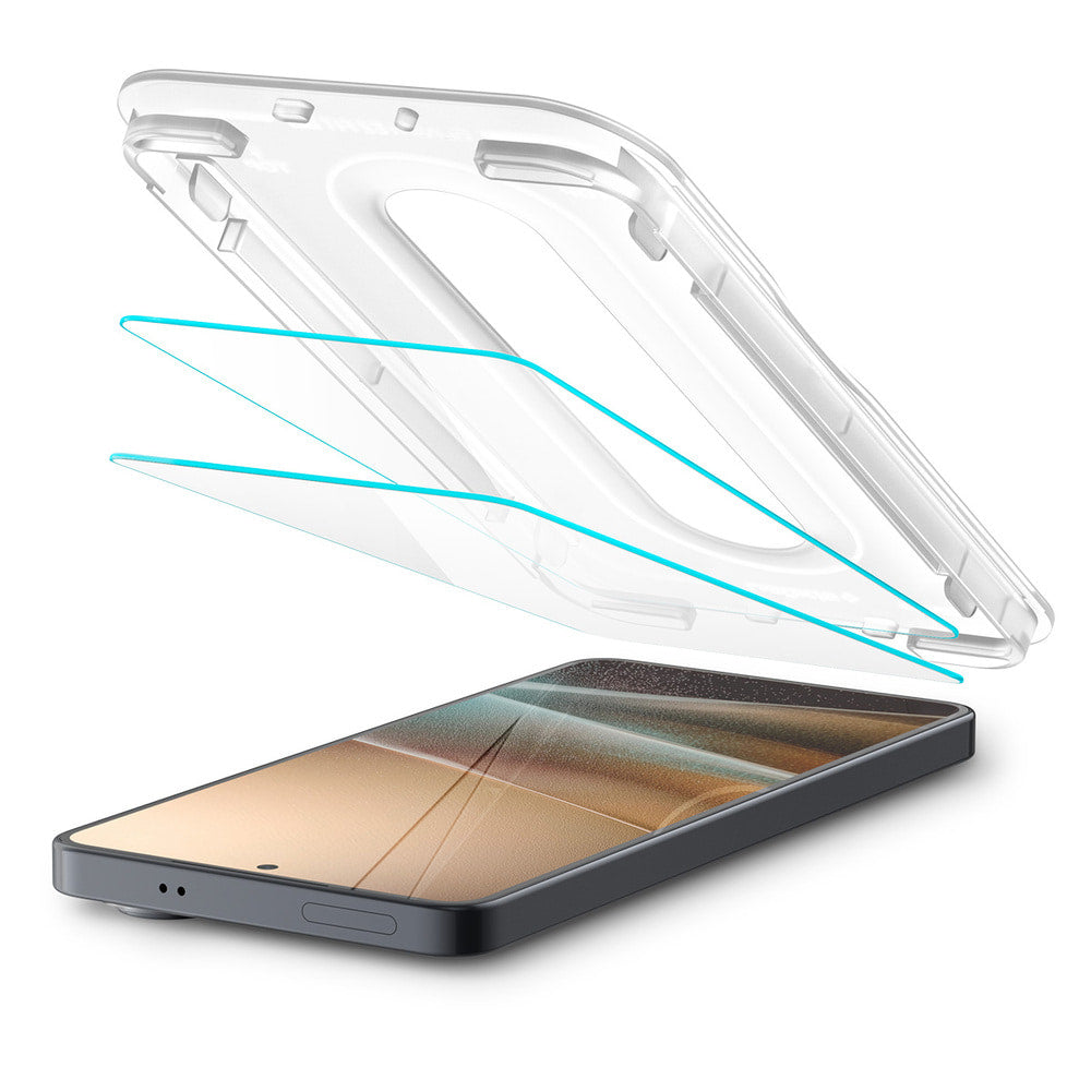 Spigen GlastR EZ FIT Pro HD Anti-Reflection Screen Protector for Samsung Galaxy S26 S942, Tempered Glass, Full Glue, Set of 2 pieces AGL11092