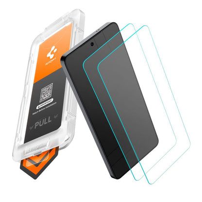 Film de protection écran Spigen GlastR EZ FIT Pro HD pour Samsung Galaxy S26 Ultra S948, Verre Trempé, Full Glue, Set 2 pièces AGL11072