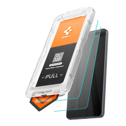 Film de protection écran Spigen GlastR EZ FIT Pro HD pour Samsung Galaxy S26 Ultra S948, Verre Trempé, Full Glue, Set 2 pièces AGL11072